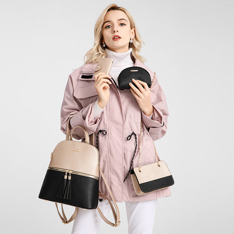 Glamorous Charming Casual Fashion Multifunctional Set Women's Backpack