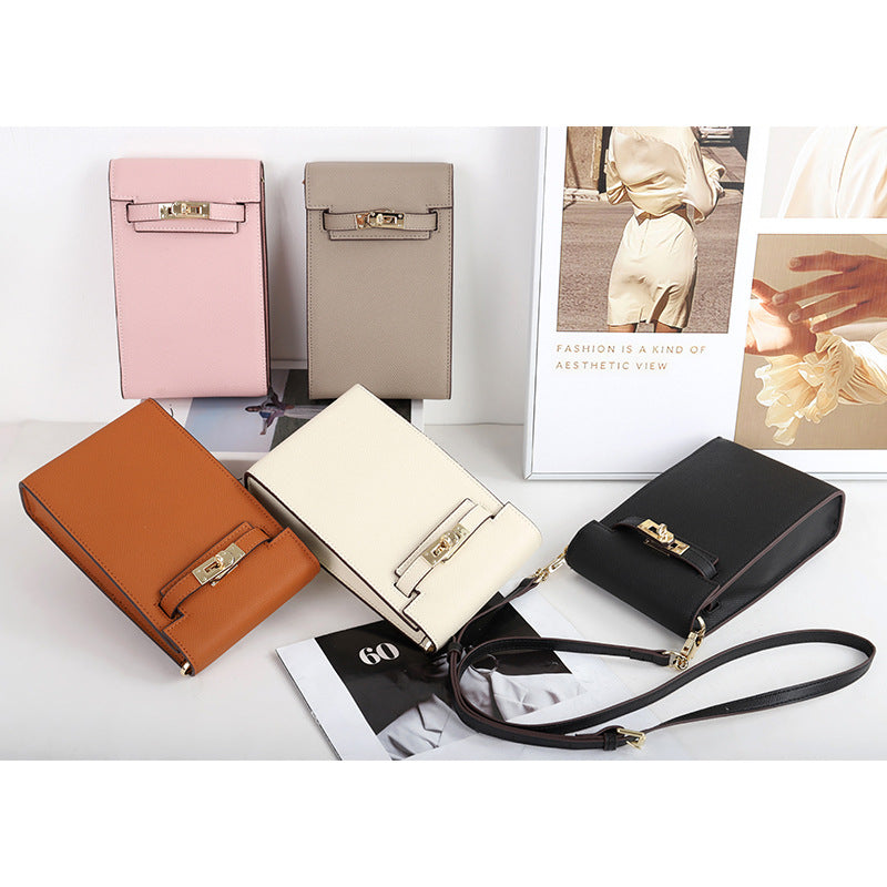 Niche Kelly Mini Cowhide Palm Print Phone Bags
