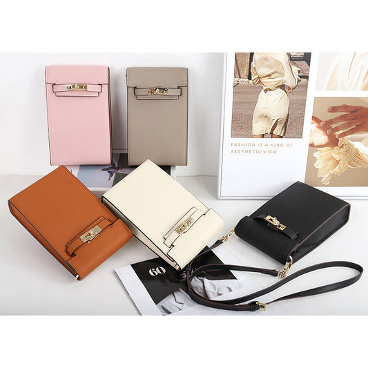 Niche Kelly Mini Cowhide Palm Print Phone Bags