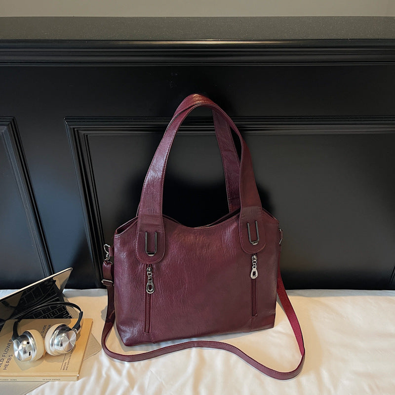 Women's Summer Fashion Large Capacity Totes Big Good-looking Shoulder Bags