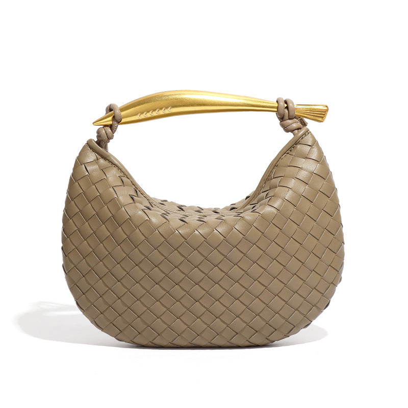 Sardine Woven Metal Underarm Portable Dumpling Women's Shoulder Bag