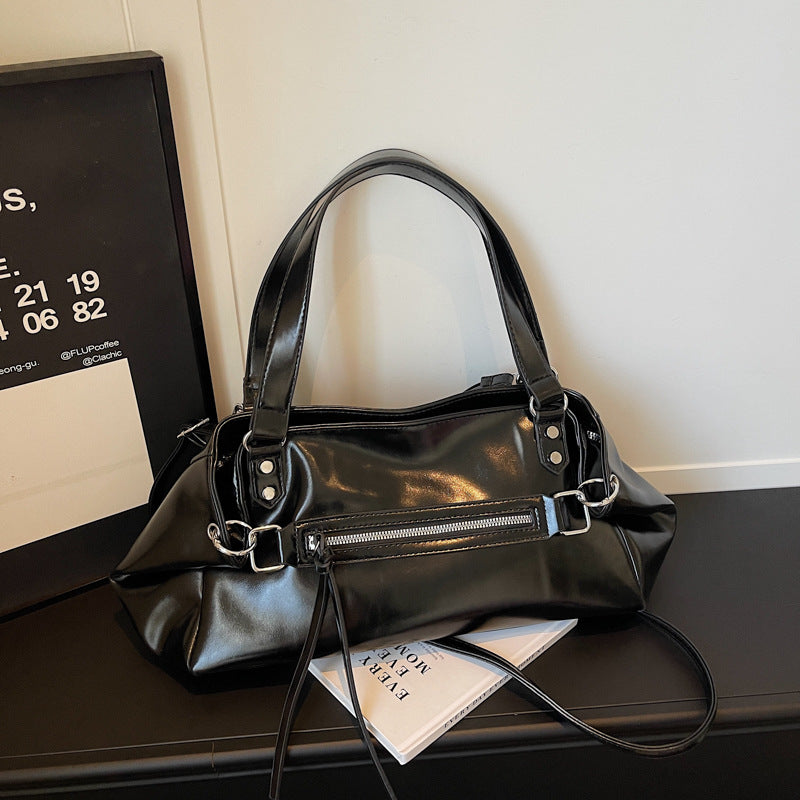 Fashion Large Capacity Commuter Spring Retro Minority Women's Shoulder Bag