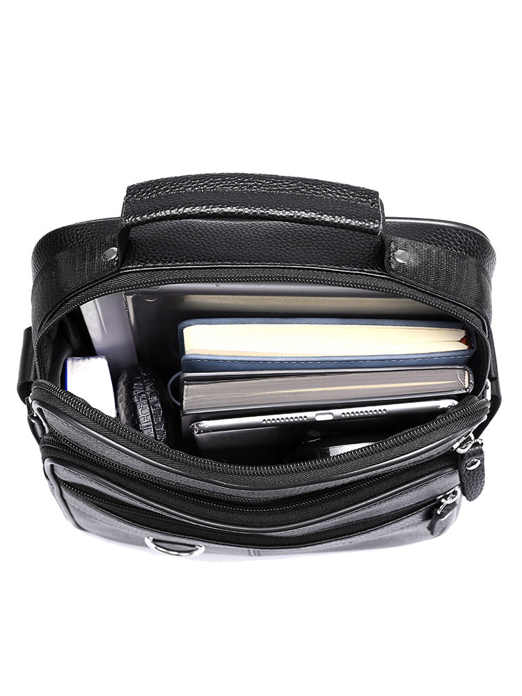 Charming Creative Popular Men's Genuine Leather Men's Messenger Bags