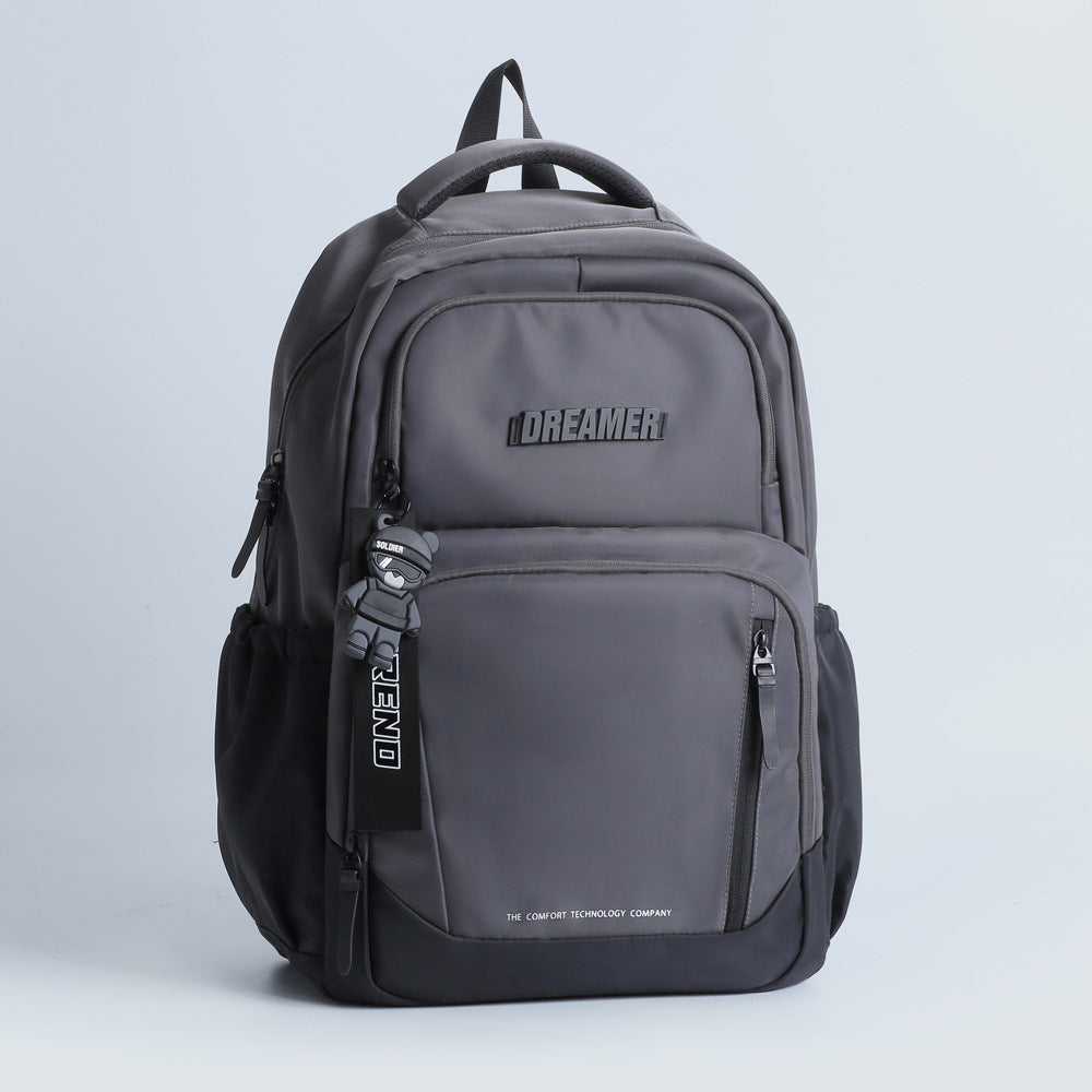 Men's Fashion Trendy Early High College Large Capacity Versatile Leisure Backpack