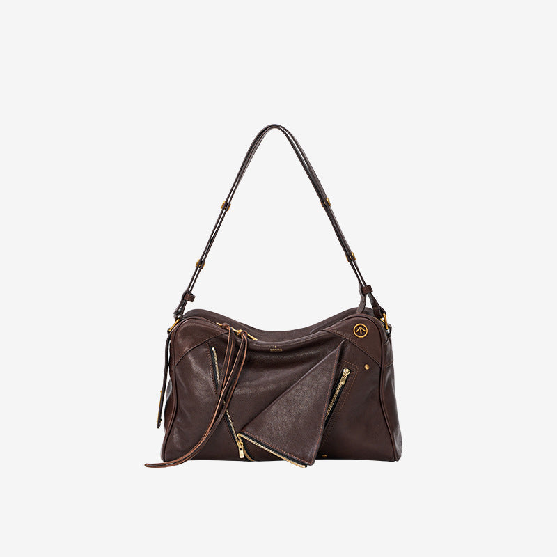 Fashion Elegant Le Bowling Sheepskin Commuter Women's Shoulder Bag
