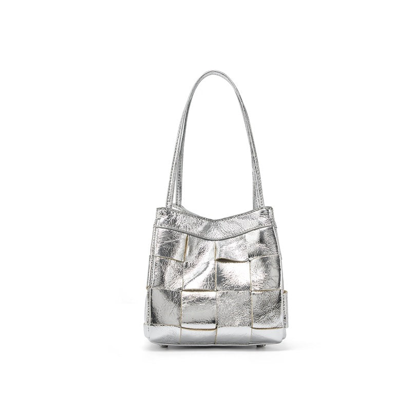 Women's Cowhide Hand-woven High-grade Genuine Leather Vegetable Women's Handbag