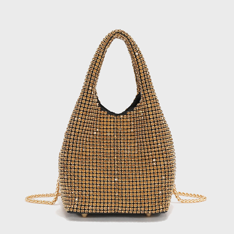 Women's Dinner Fashion Chain Diamond Full Portable Bags