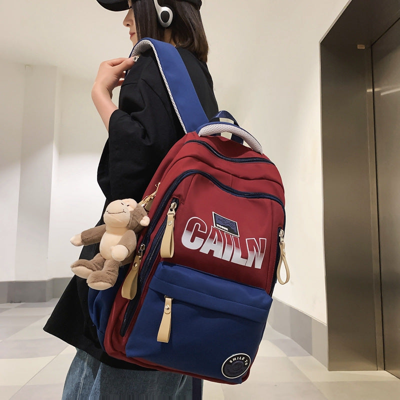 Junior High Trendy Style Computer Large Leisure Backpack
