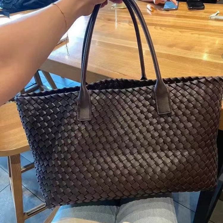 Fashion Big Summer Simple Large Capacity Woven Women's Shoulder Bag