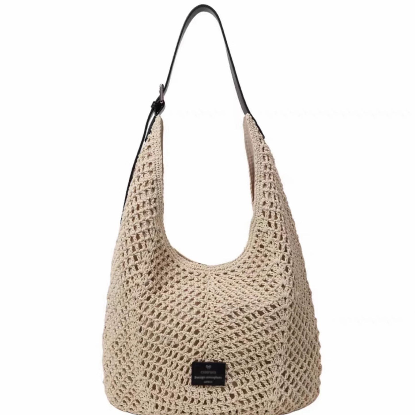 Women's Woven Summer Portable Seaside Beach Commuter Tote Bags