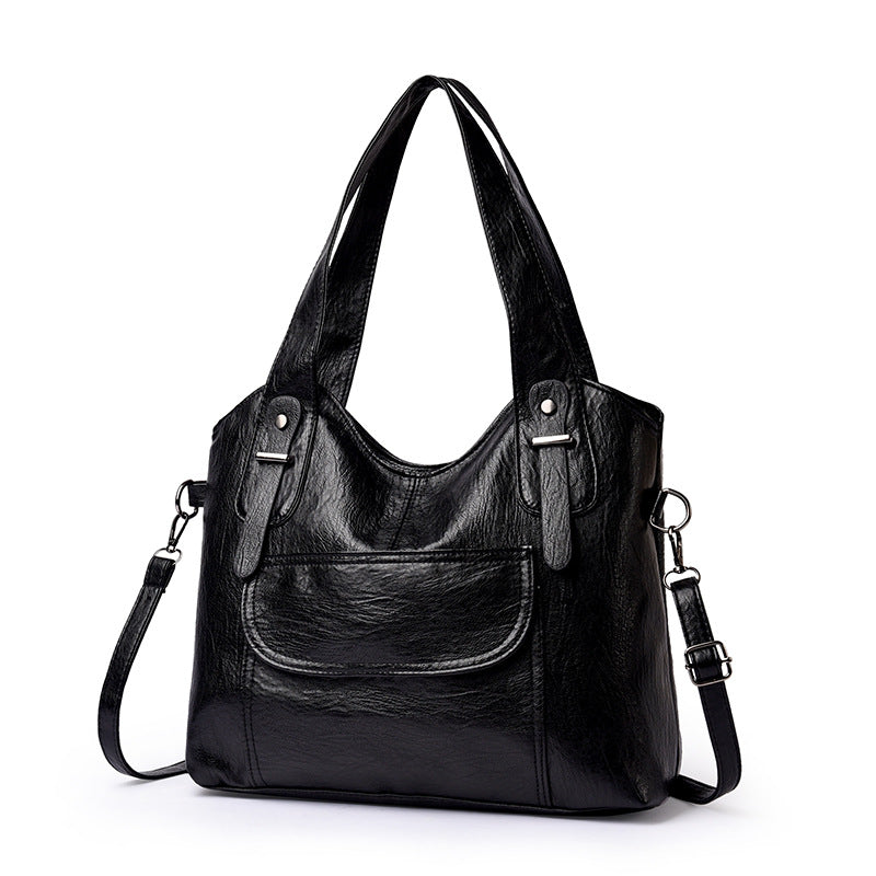 Winter Large Capacity Portable Trendy Soft Women's Shoulder Bag