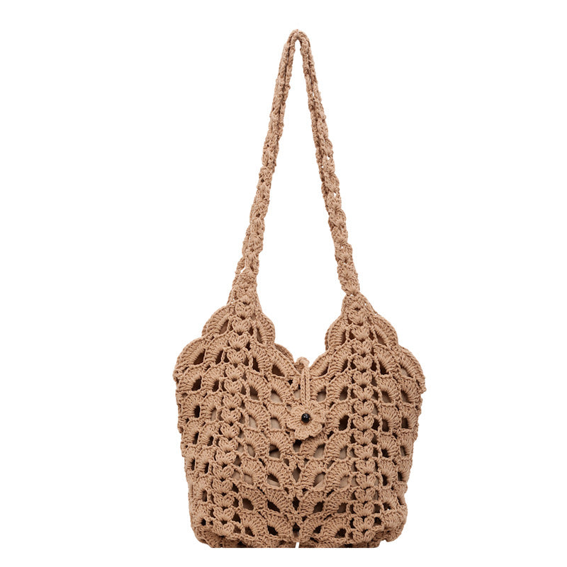 Straw Fashion Portable Beach Vacation Idle Style Texture Bags