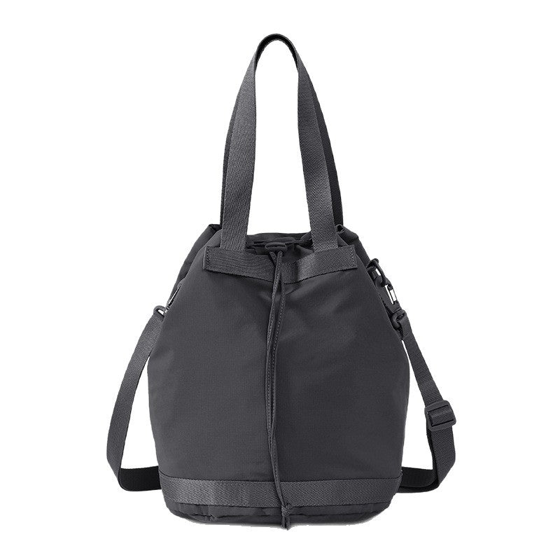 Drawstring Hand Large Capacity Strap Detachable Bucket Bag