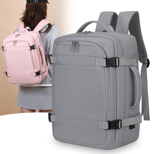 Pretty Leisure Commute Solid Color College Business Backpack
