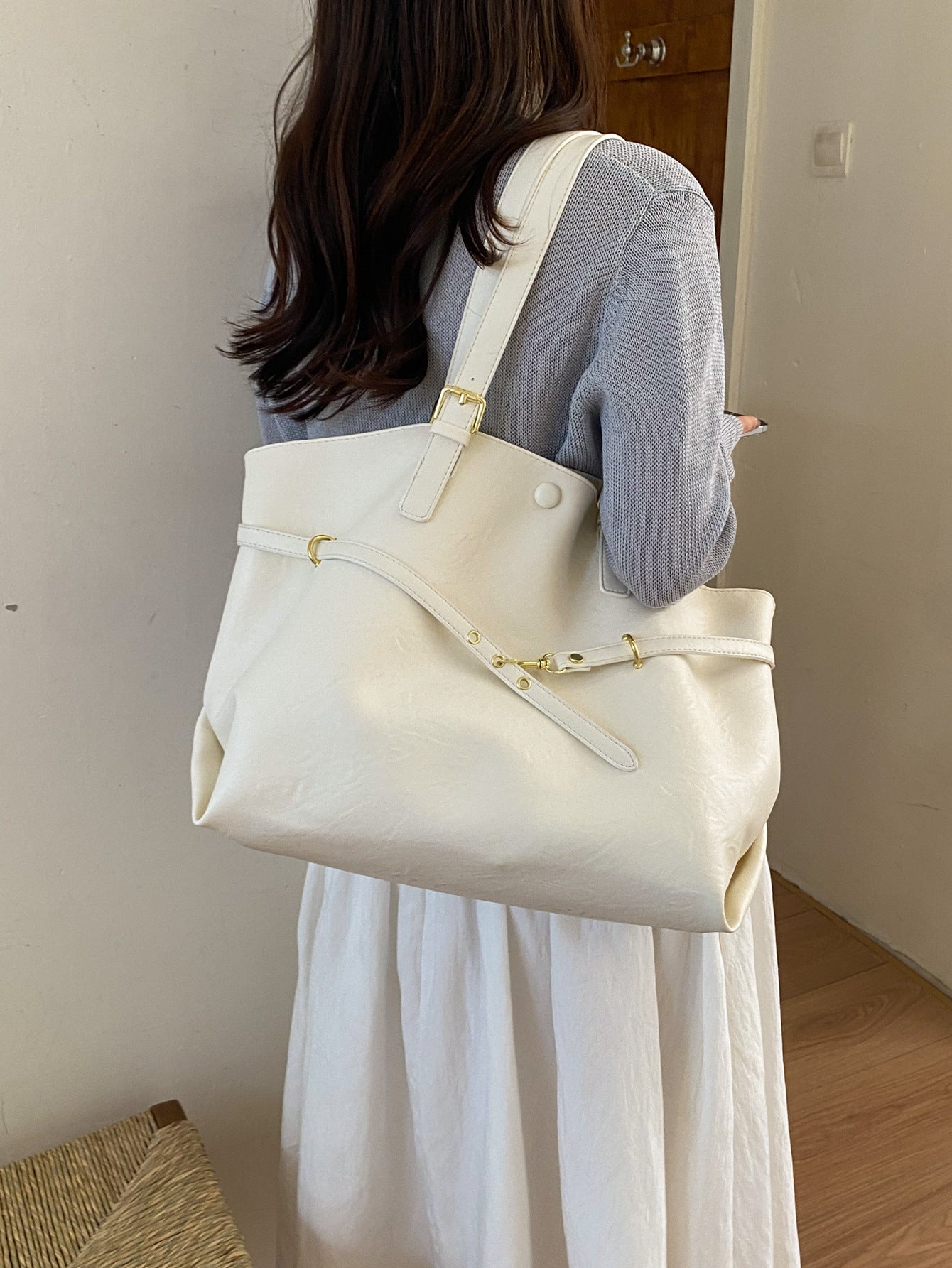 Women's Summer Commuter Retro Large Capacity College Shoulder Bags