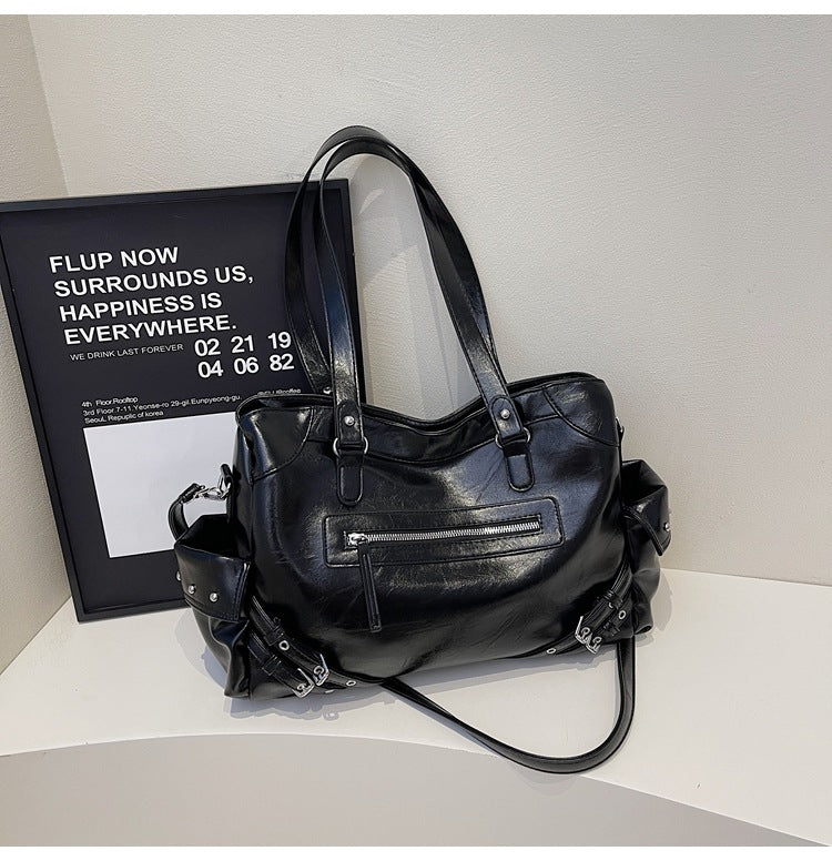 Women's Retro Large Capacity Summer Versatile Korean Style Women's Shoulder Bag