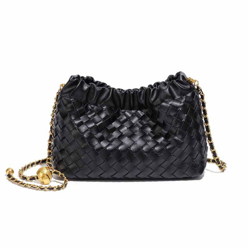 Women's Metal Chain Cloud Fashion Knitting Simple Trendy Women's Messenger Bag