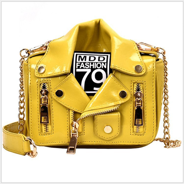Women's Glossy Individual Clothes Fashion Rivet Creative Women's Shoulder Bag