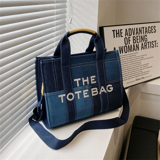 Women's Canvas Fashionable Fashion Portable Large Capacity Women's Messenger Bag