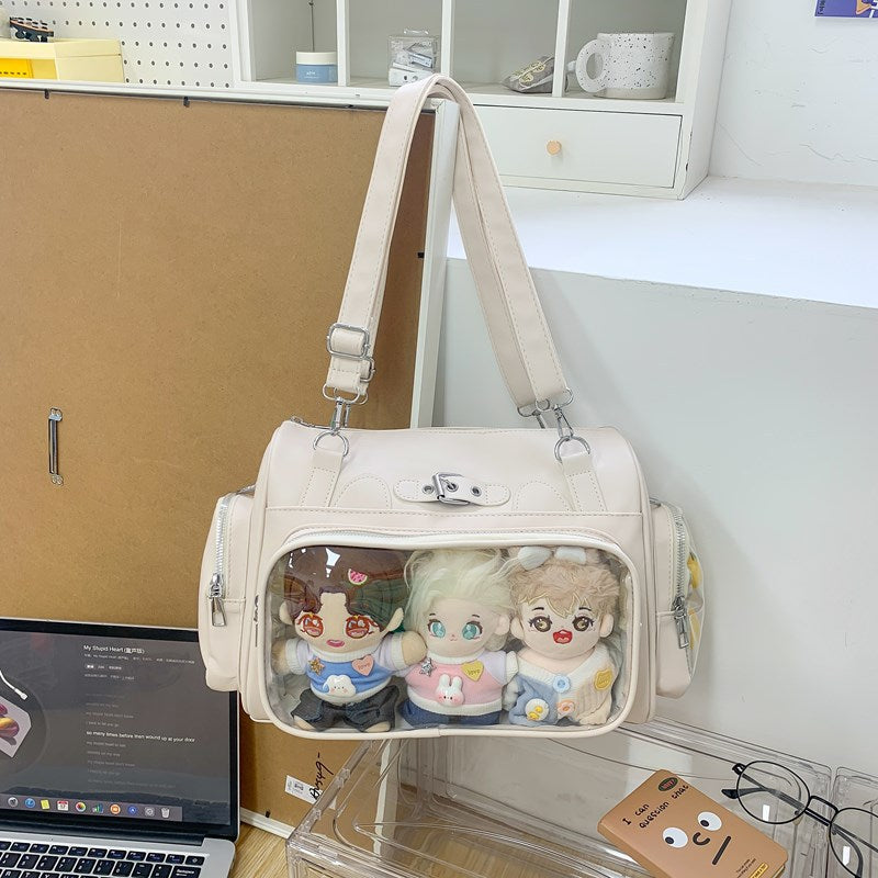 Transparent Pain Large Amount Of Food Daily Bar Handbags