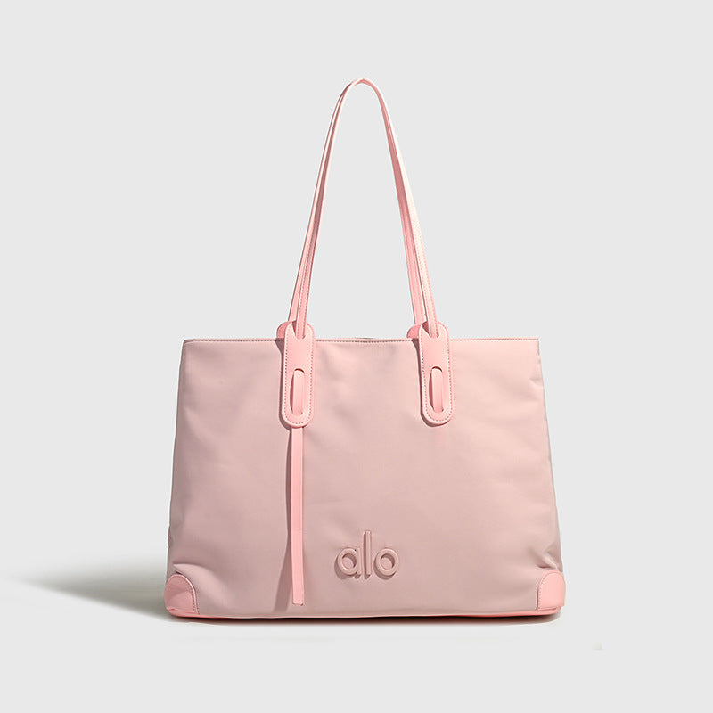 Women's Large Capacity Oxford Cloth Fashion Contrast Color Underarm Shoulder Bags