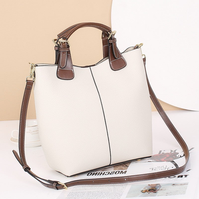 Women's Top Layer Cowhide High-grade Large Capacity Bags