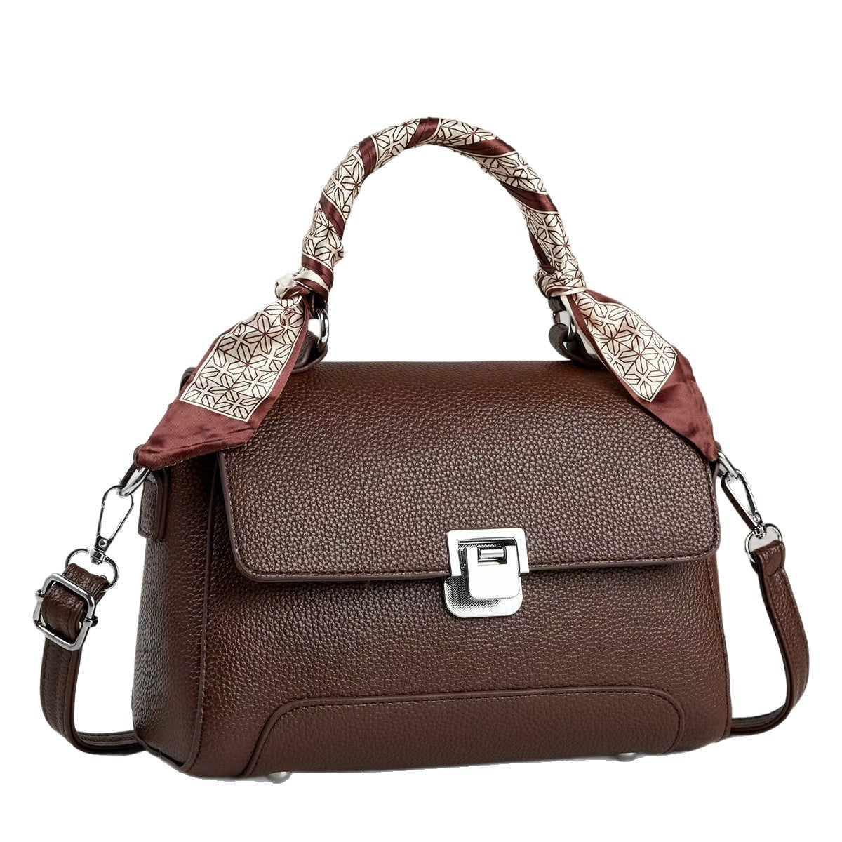 Women's Embossed Stitching Pouch Good-looking Large Capacity Women's Handbag