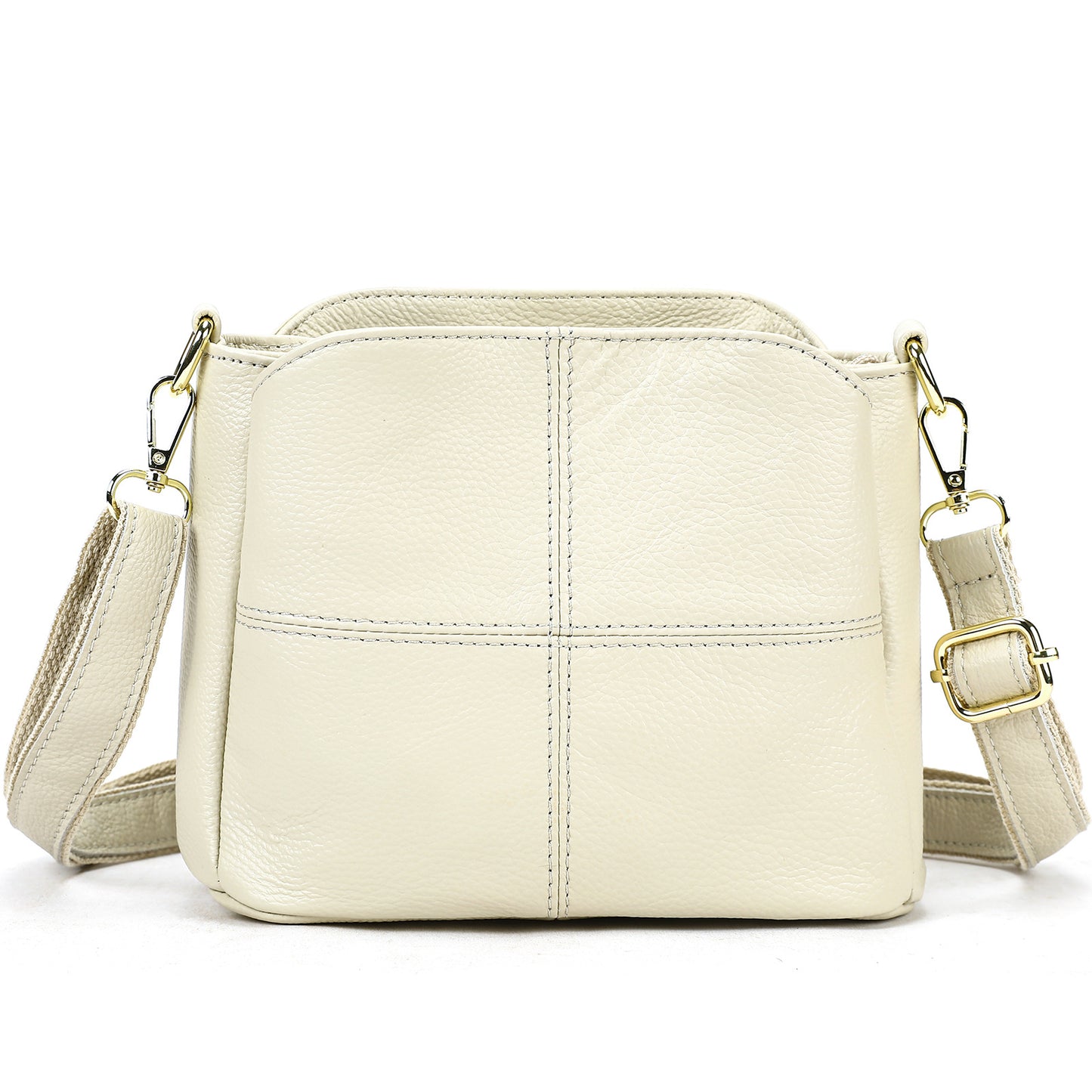 Women's First Layer Cowhide Leather Genuine Mother Large Capacity Bags