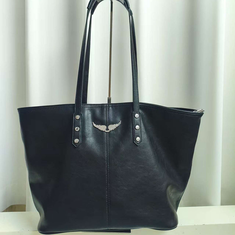 Large Capacity Retro Fashion Minimalism Lightweight Tote Bag