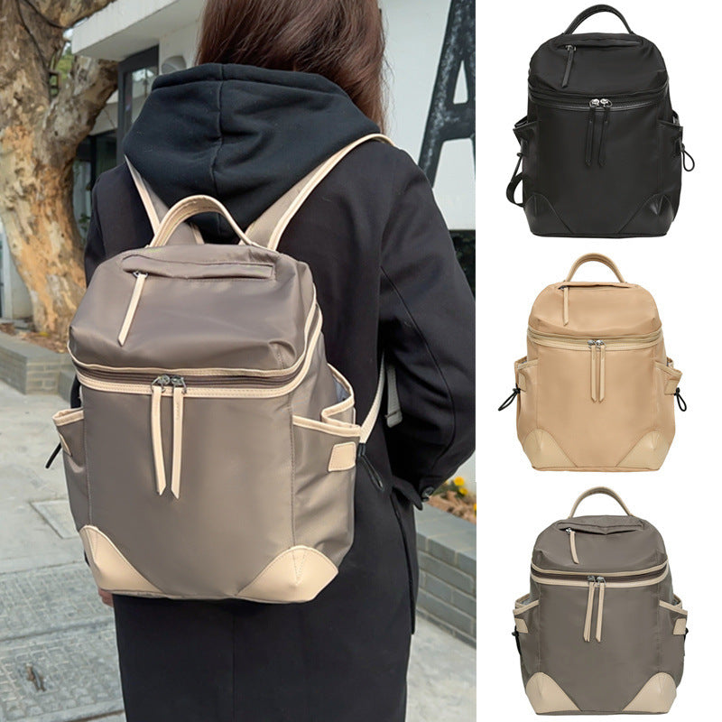 Women's Light Luxury Computer Commuter Lightweight Large Leisure Backpack