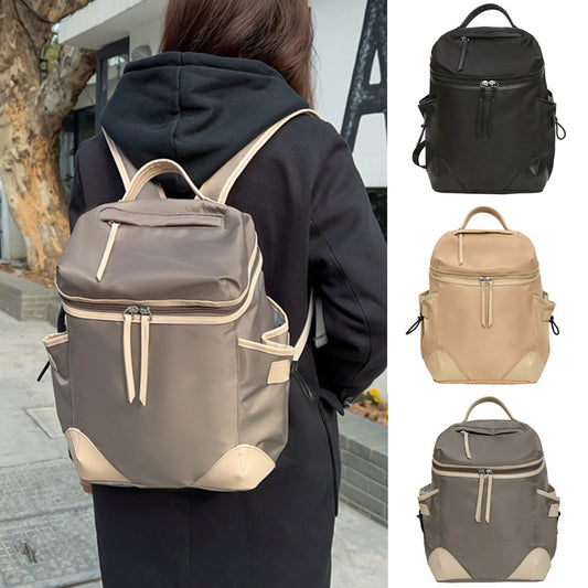 Women's Light Luxury Computer Commuter Lightweight Large Leisure Backpack