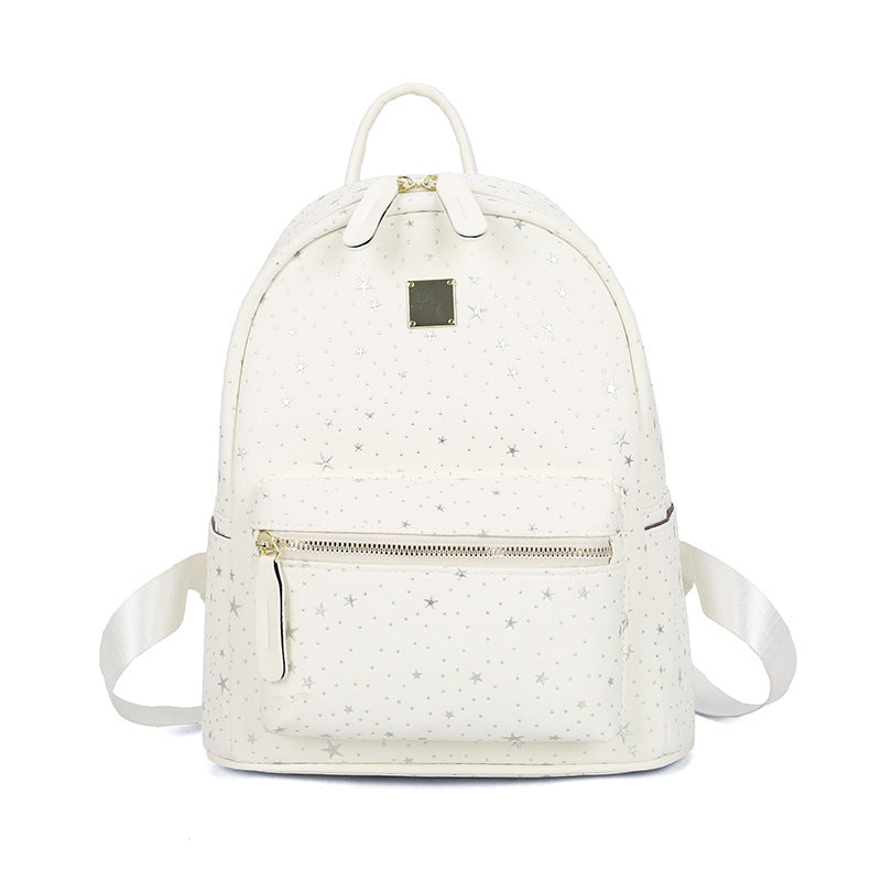 Women's Embroidery Mini Korean Style Commuter Women's Backpack
