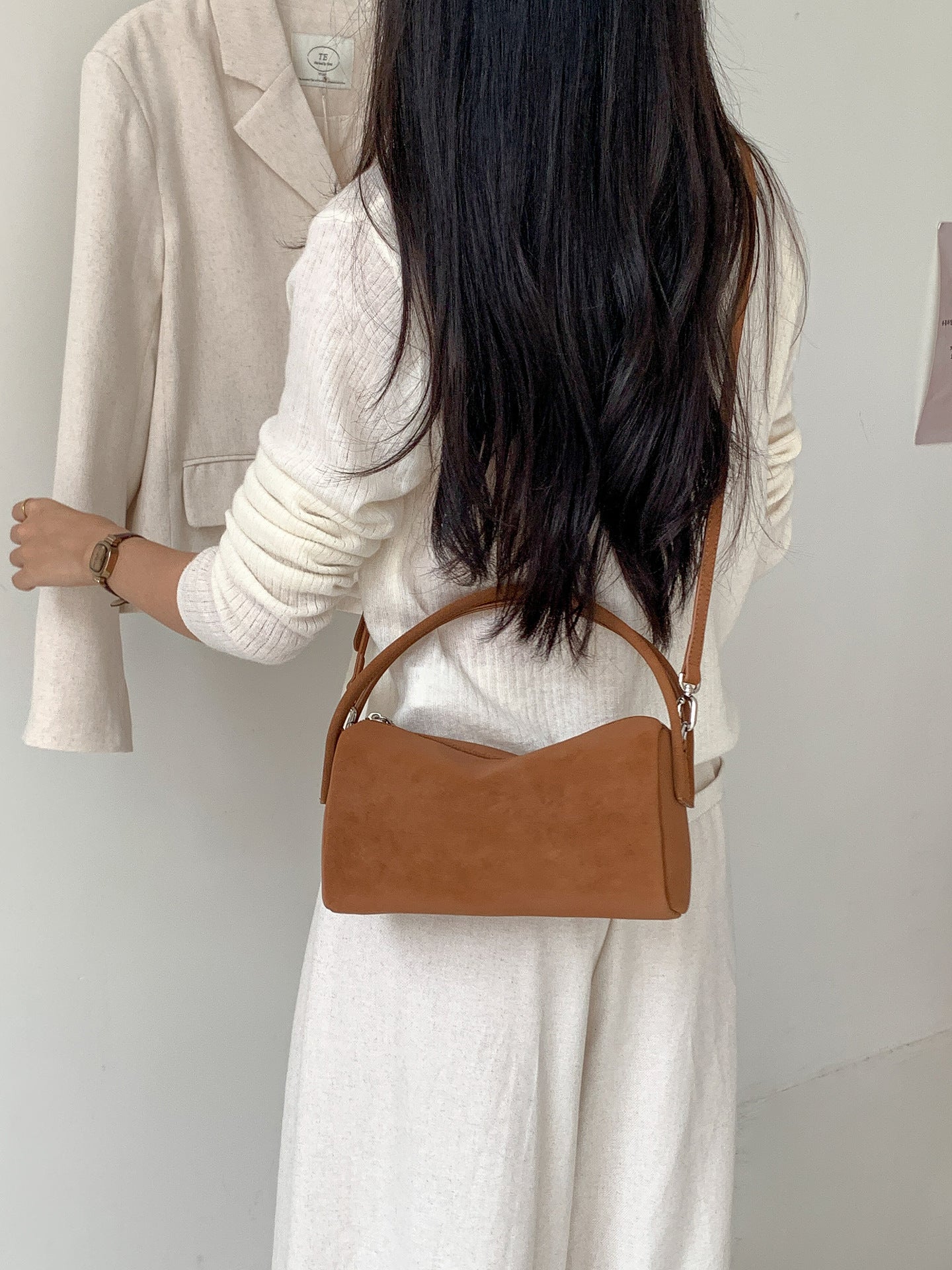 Women's Suede Pillow Niche High-grade Simple Versatile Bags