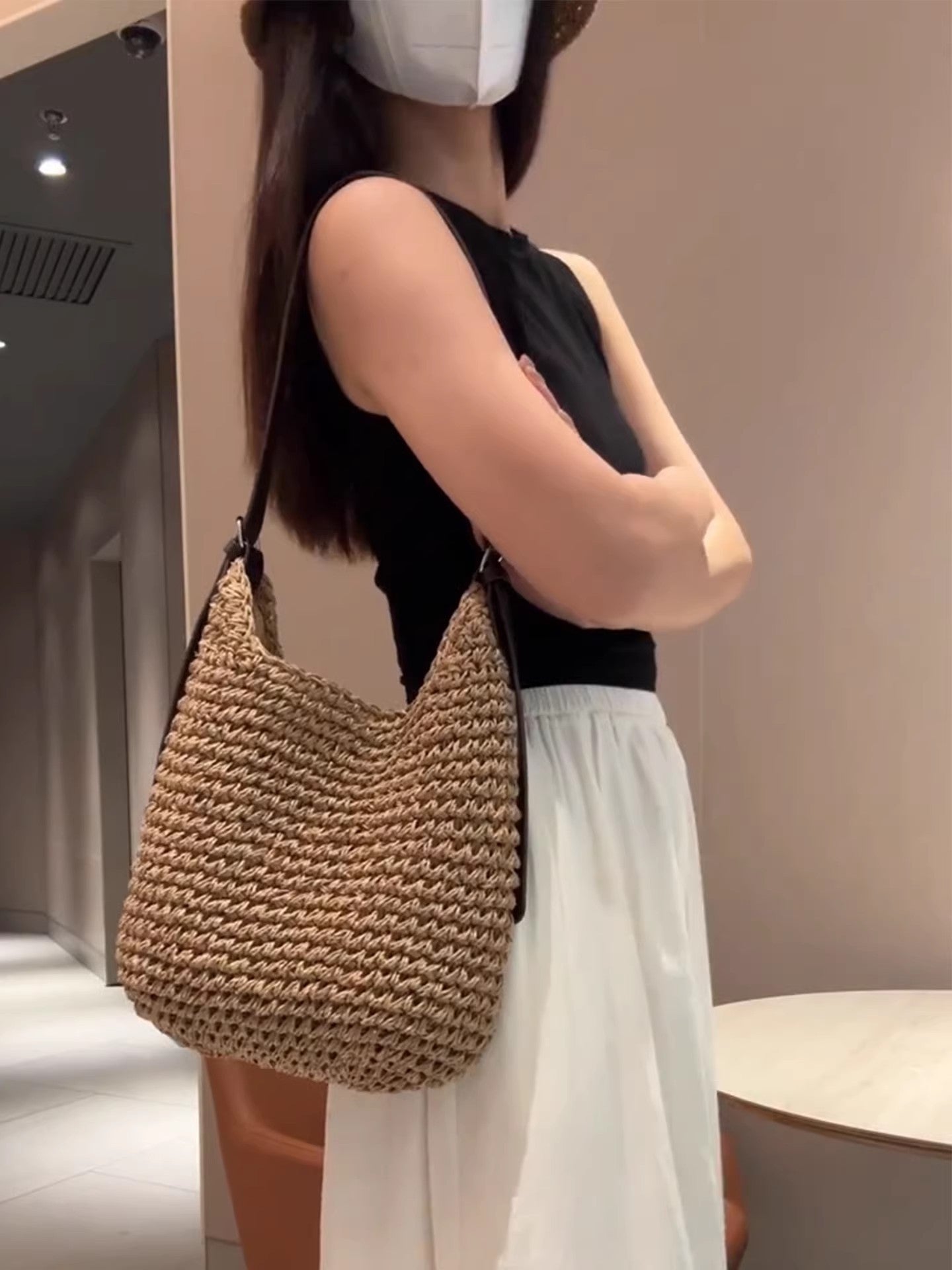 Women's Raffia Woven Summer Super Hot Versatile Holiday Bags