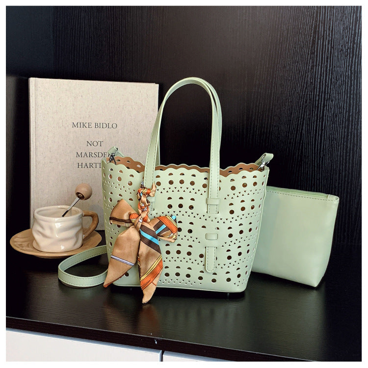 Women's Summer Hollow Fashion Korean Style Portable Women's Shoulder Bag