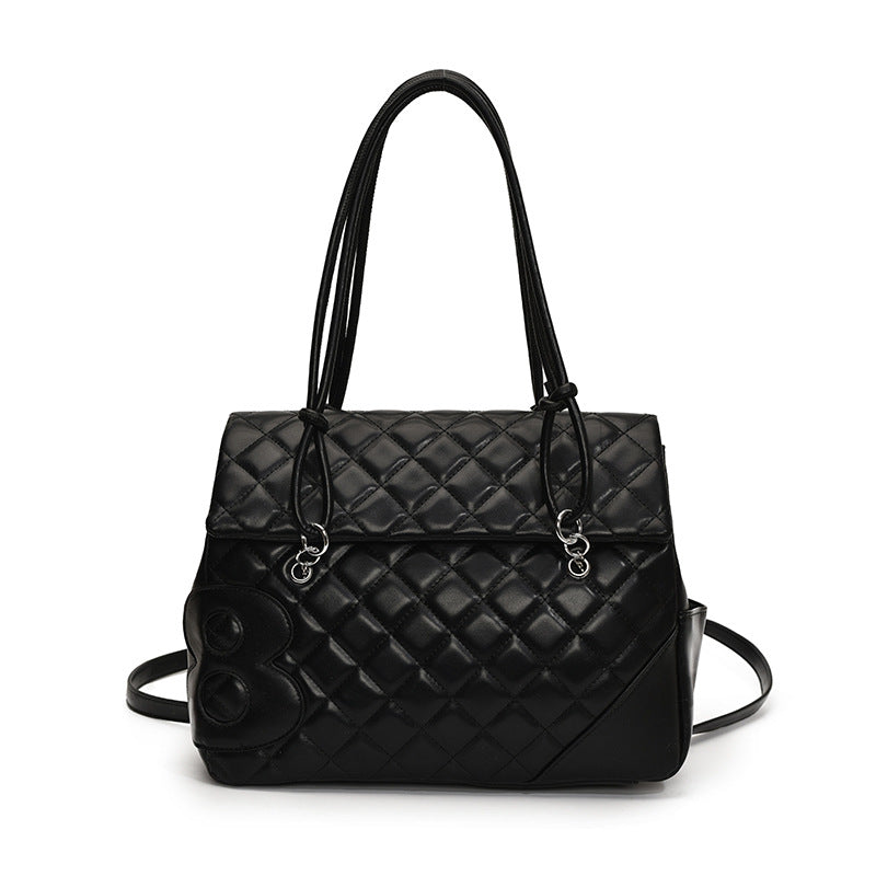 Korean Simple Rhombus Fashion Personality Versatility Large Capacity Women's Messenger Bag