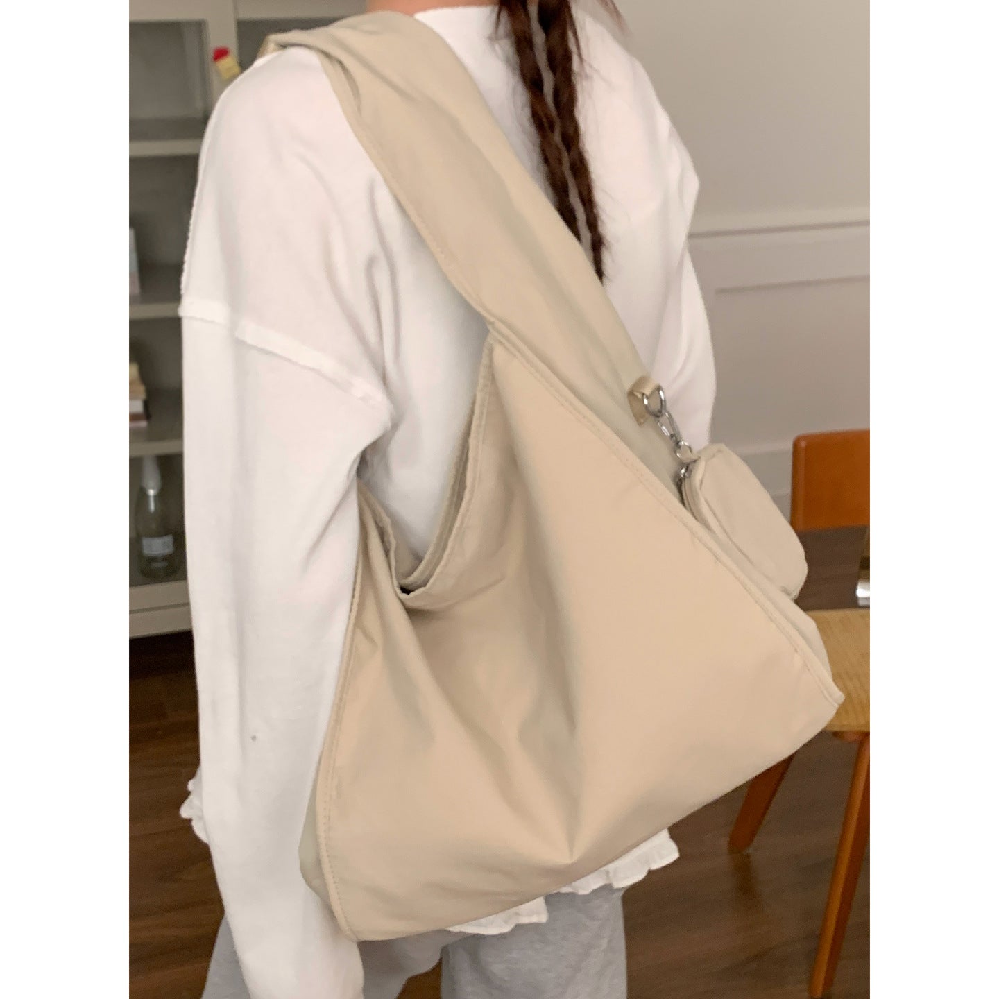 Canvas Korean Style Idle Underarm Simple Tote Bag
