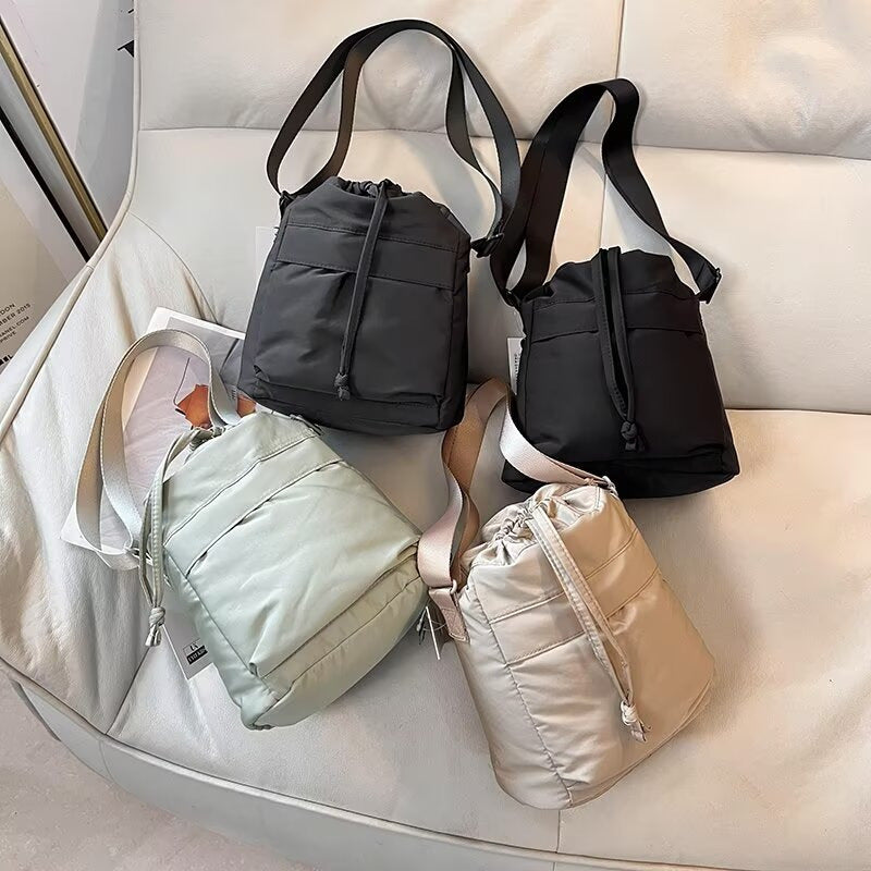 Women's Single Lightweight Versatile Large Capacity Bucket Bags