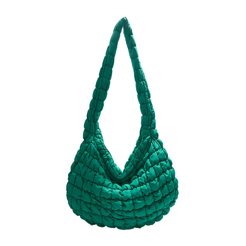 Korean Pleated Cloud Bubble Large Capacity Tote Bag