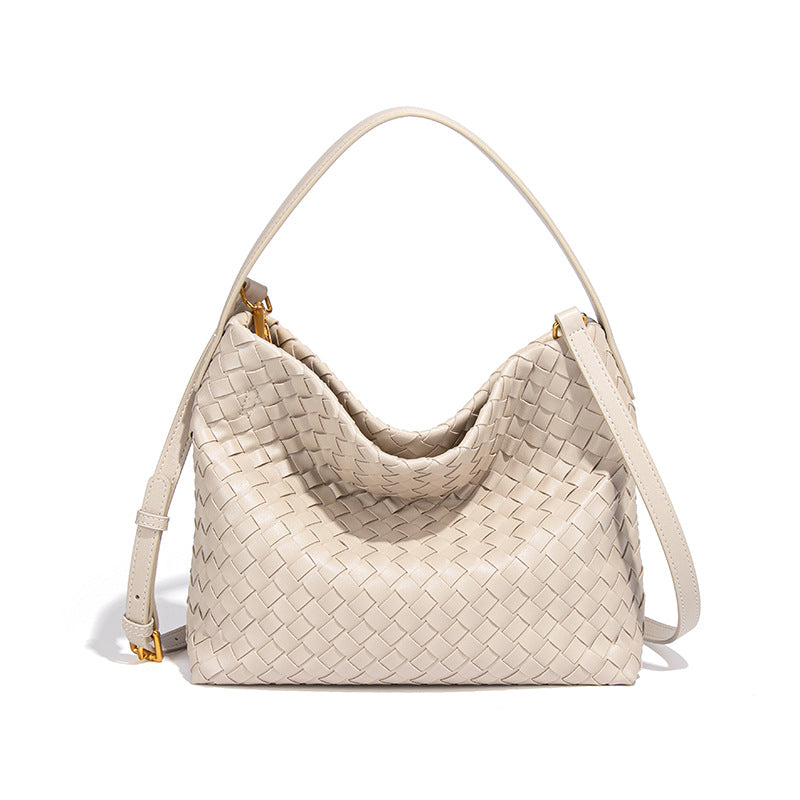 Women's Retro High-grade Woven Commuting Fashion Underarm Handbags