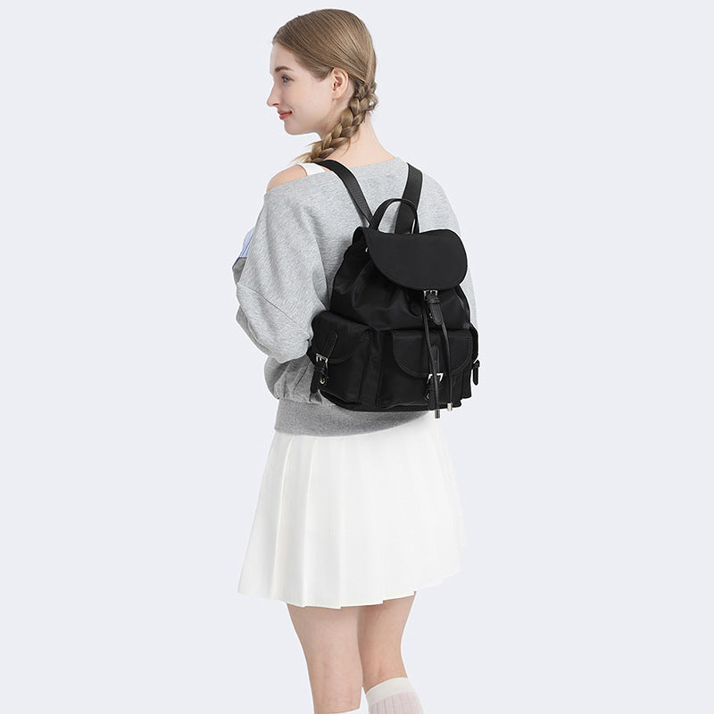 Beautiful Women's Nylon Cloth Large Capacity Women's Backpack