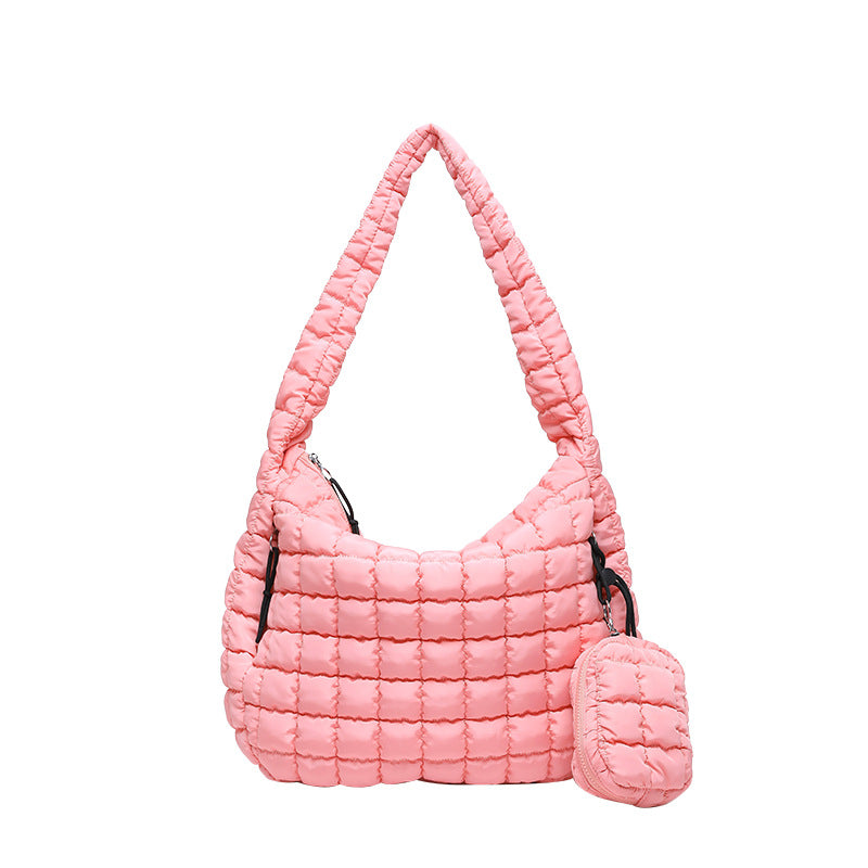 Pleated Cloud Portable Mother Dumpling Large Capacity Bags