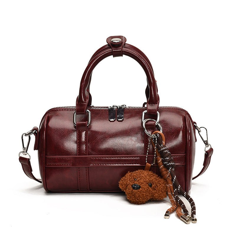 Popular Fashion Advanced Texture Portable Western Style Bucket Bag