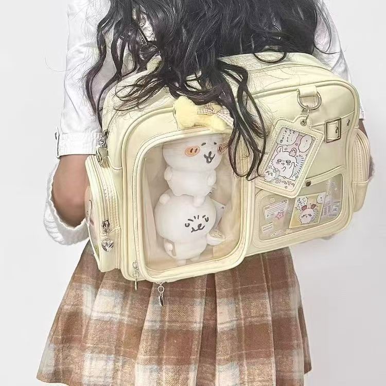 Light Cartoon Doll Large Capacity Two Shoulders Women's Backpack