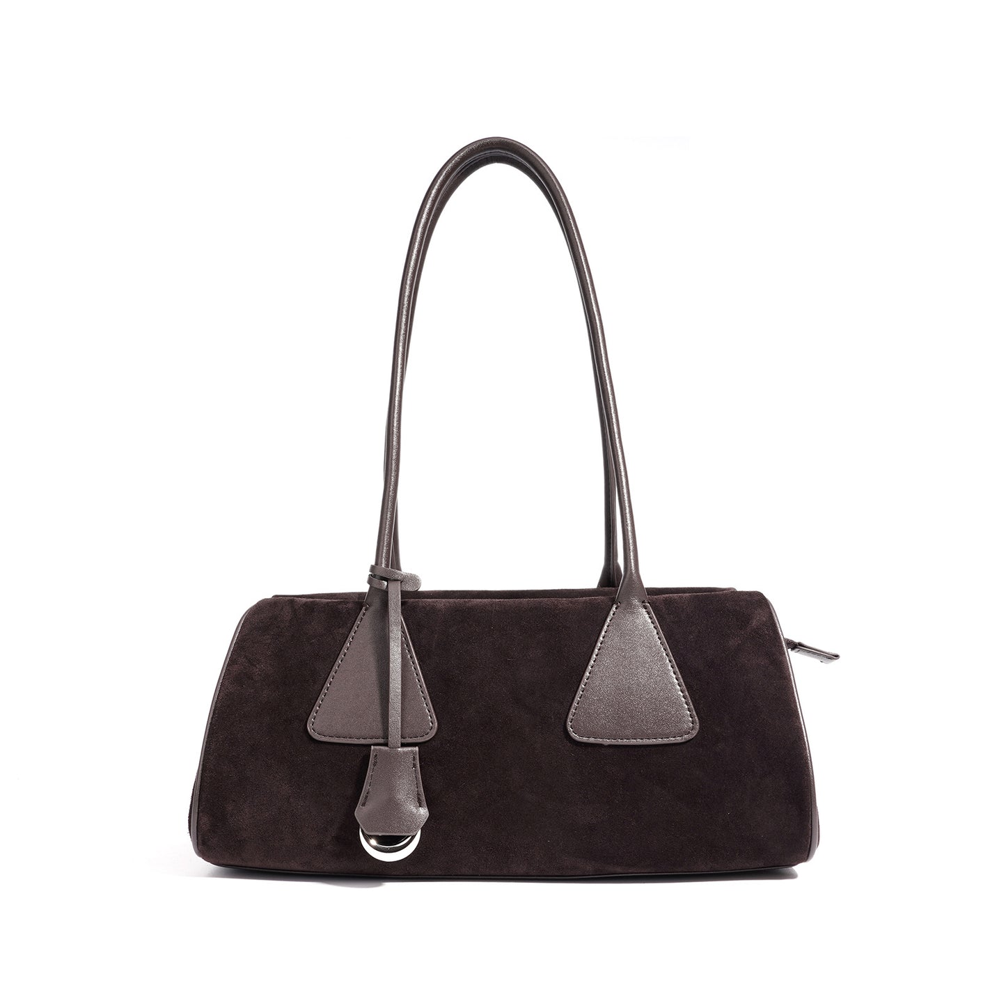 Design French Simplicity Triangle Frosted One Pillow Boston Women's Shoulder Bag