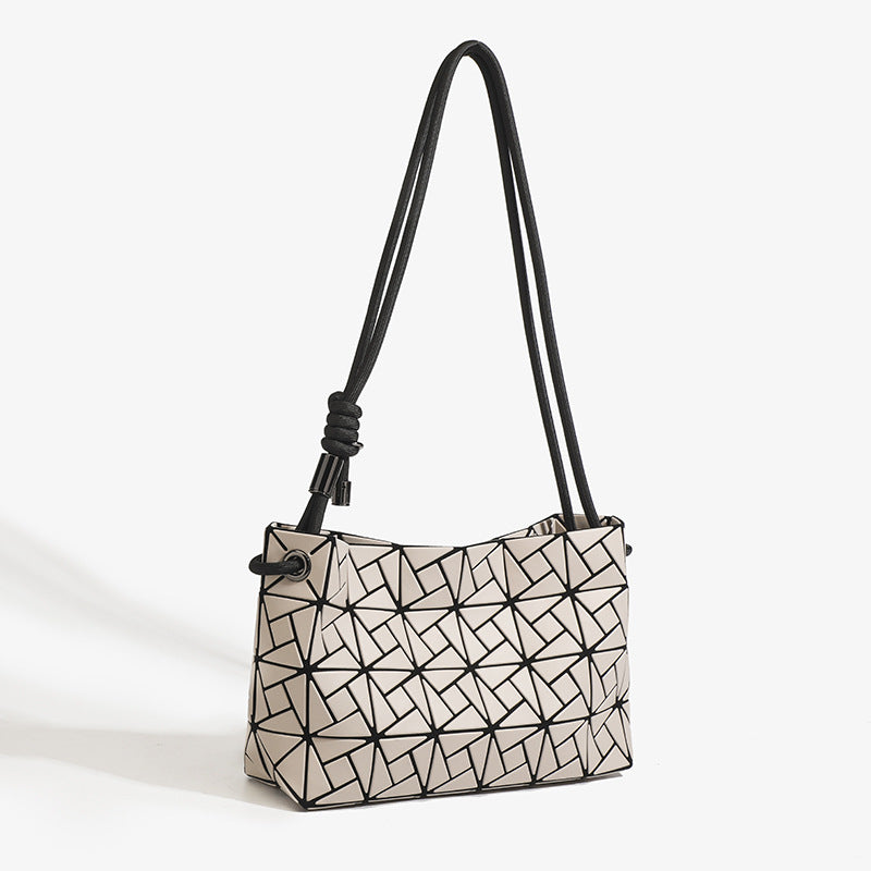 Women's Windmill Rhombus Geometric Underarm Trendy Bags