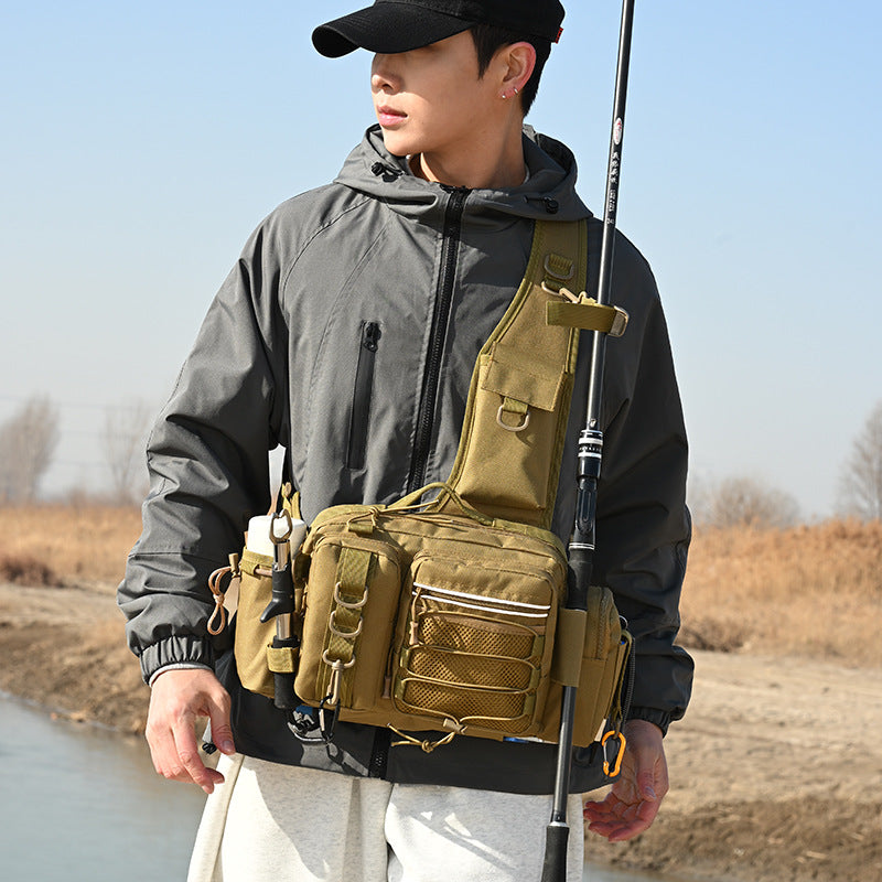 Classy Trendy Men's Lure Special Training Sport Waist Bag, Accessory Bag