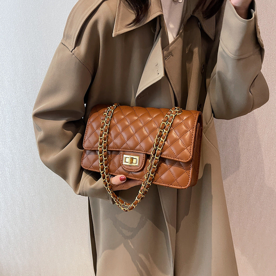 Women's Diamond Embroidery Chain Popular Simplicity Fashion Women's Shoulder Bag