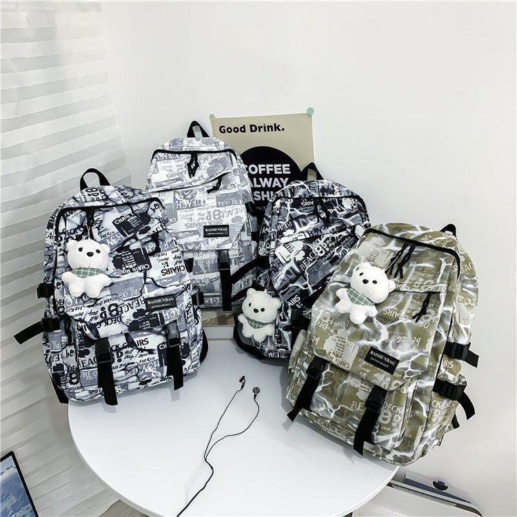 Boys Junior High Iti Male Trendy Women's Backpack