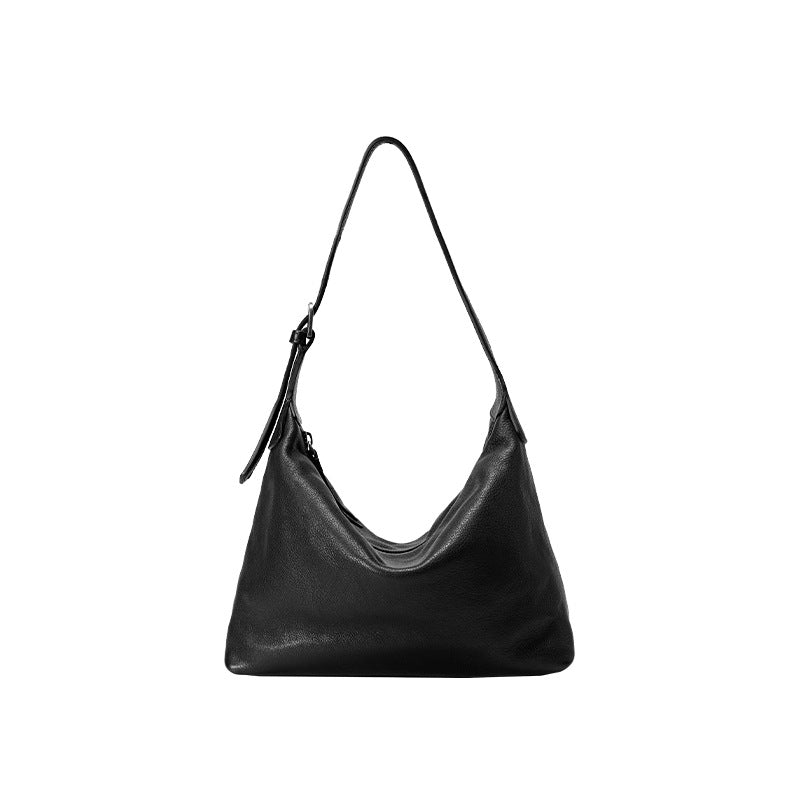 Women's Vegetable Tanning Leather Classic Commuter Genuine Underarm Bag